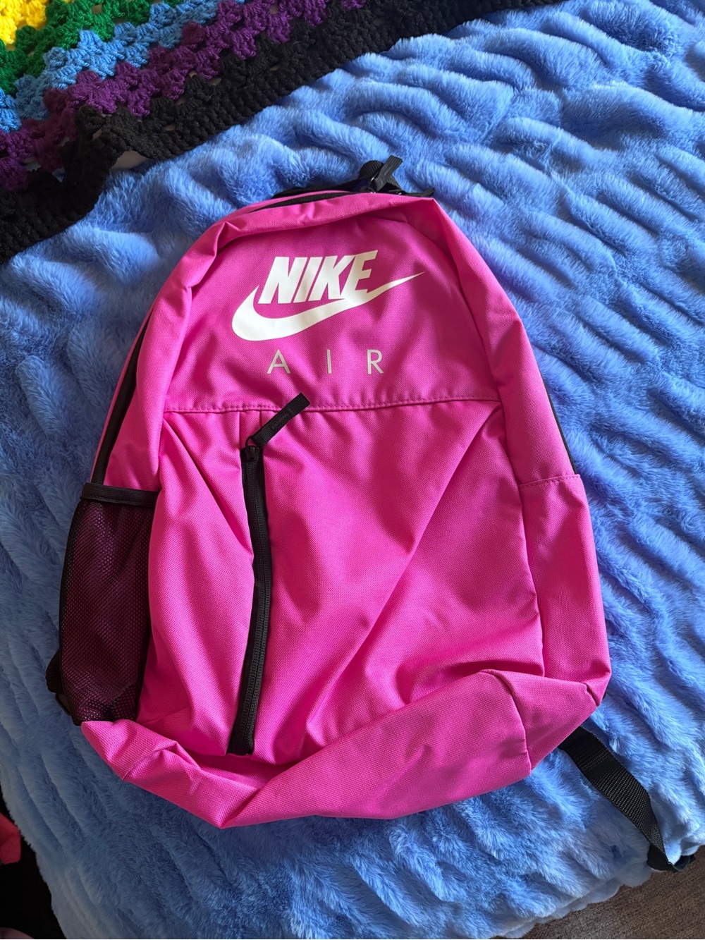 Nike Hot Pink Air Backpack with White Logo